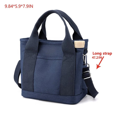 Large capacity multi-pocket handbag