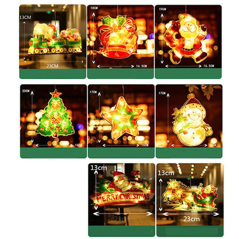 🎄Christmas Window Hanging Lights