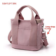 Large capacity multi-pocket handbag