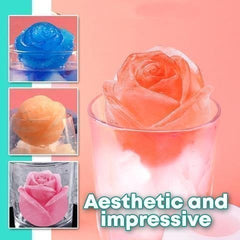 3D Rose Shape Ice Cube Mold🌹Party Cocktail Goodies