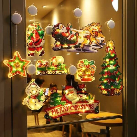 🎄Christmas Window Hanging Lights