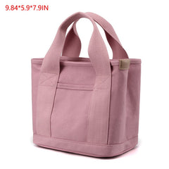 Large capacity multi-pocket handbag