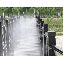 Fog-cooled semi-automatic irrigation system