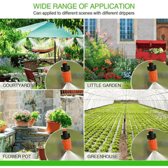 Fog-cooled semi-automatic irrigation system