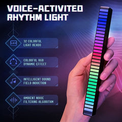 🎁2023 HOT SALE 49% OFF🎁-Wireless Sound Activated RGB Light Bar