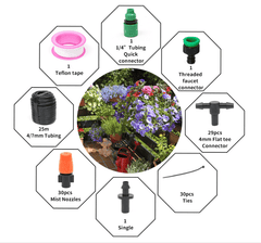 Fog-cooled semi-automatic irrigation system