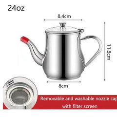 Last Day Special Sale-- Stainless Steel Oil Filter Pot