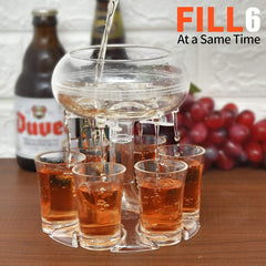 🥂Light-hill® 6 Shot Glass Dispenser and Holder