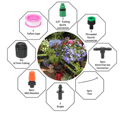 Fog-cooled semi-automatic irrigation system