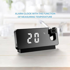 Mirror projection alarm clock