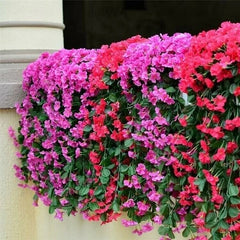 🌺🌷Vivid Artificial Hanging Orchid Bunch